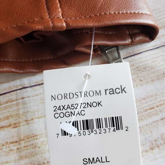 NEW VEGAN LEATHER MOTO JACKET NEW - Picture 7 of 12